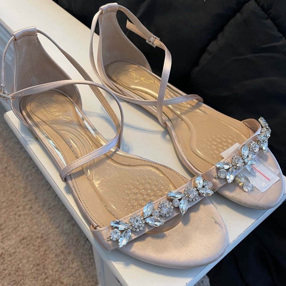 Tessy embellished sandal by jewel badgley Mischa